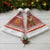 Angola Christmas Santa Hat with Red Snowflake Pattern Tribal Santa Claus Motif - Wonder Print Shop