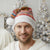 Angola Christmas Santa Hat with Red Snowflake Pattern Tribal Santa Claus Motif - Wonder Print Shop