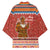 Angola Christmas Kimono with Red Snowflake Pattern Tribal Santa Claus Motif - Wonder Print Shop