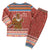 Angola Christmas Pajama Set with Red Snowflake Pattern Tribal Santa Claus Motif - Wonder Print Shop