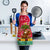 Angola Christmas Apron with Santa, Gifts, and National Flag Map Motif - Wonder Print Shop
