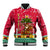 Angola Christmas Baseball Jacket with Santa, Gifts, and National Flag Map Motif - Wonder Print Shop