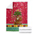 Angola Christmas Blanket with Santa, Gifts, and National Flag Map Motif - Wonder Print Shop