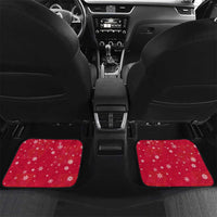 Angola Christmas Car Mats with Santa, Gifts, and National Flag Map Motif - Wonder Print Shop