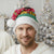 Angola Christmas Santa Hat with Santa, Gifts, and National Flag Map Motif - Wonder Print Shop