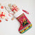Angola Christmas Stocking with Santa, Gifts, and National Flag Map Motif - Wonder Print Shop