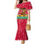 Angola Christmas Family Matching Mermaid Dress and Hawaiian Shirt with Santa, Gifts, and National Flag Map Motif - Wonder Print Shop