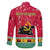 Angola Christmas Family Matching Puletasi and Hawaiian Shirt with Santa, Gifts, and National Flag Map Motif - Wonder Print Shop