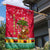 Angola Christmas Garden Flag with Santa, Gifts, and National Flag Map Motif - Wonder Print Shop