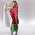 Angola Christmas Hooded Blanket with Santa, Gifts, and National Flag Map Motif - Wonder Print Shop