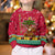 Angola Christmas Kid Ugly Christmas Sweater with Santa, Gifts, and National Flag Map Motif - Wonder Print Shop