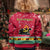 Angola Christmas Kid Ugly Christmas Sweater with Santa, Gifts, and National Flag Map Motif - Wonder Print Shop