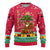 Angola Christmas Ugly Christmas Sweater with Santa, Gifts, and National Flag Map Motif - Wonder Print Shop