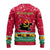 Angola Christmas Ugly Christmas Sweater with Santa, Gifts, and National Flag Map Motif - Wonder Print Shop
