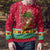 Angola Christmas Ugly Christmas Sweater with Santa, Gifts, and National Flag Map Motif - Wonder Print Shop