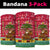 Angola Christmas Neck Gaiter with Santa, Gifts, and National Flag Map Motif - Wonder Print Shop