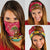 Angola Christmas Neck Gaiter with Santa, Gifts, and National Flag Map Motif - Wonder Print Shop