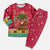 Angola Christmas Pajama Set with Santa, Gifts, and National Flag Map Motif - Wonder Print Shop