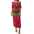 Angola Christmas Puletasi with Santa, Gifts, and National Flag Map Motif - Wonder Print Shop