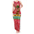 Angola Christmas Tank Maxi Dress with Santa, Gifts, and National Flag Map Motif - Wonder Print Shop
