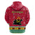 Angola Christmas Zip Hoodie with Santa, Gifts, and National Flag Map Motif - Wonder Print Shop