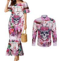 i-may-not-be-perfect-but-at-least-i-am-not-fake-skull-couples-matching-mermaid-dress-and-long-sleeve-button-shirts