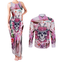 I May Not Be Perfect But At Least I Am Not Fake Skull Couples Matching Tank Maxi Dress and Long Sleeve Button Shirts - Wonder Print Shop