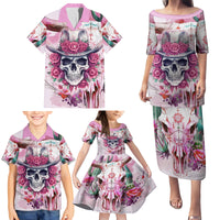 I May Not Be Perfect But At Least I Am Not Fake Skull Family Matching Puletasi Dress and Hawaiian Shirt - Wonder Print Shop
