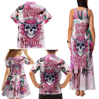 I May Not Be Perfect But At Least I Am Not Fake Skull Family Matching Tank Maxi Dress and Hawaiian Shirt - Wonder Print Shop