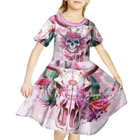 I May Not Be Perfect But At Least I Am Not Fake Skull Kid Short Sleeve Dress - Wonder Print Shop