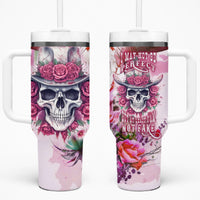 I May Not Be Perfect But At Least I Am Not Fake Skull Tumbler With Handle - Wonder Print Shop