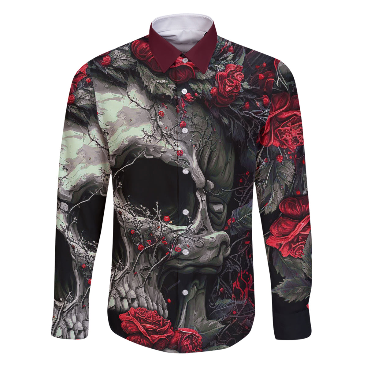 I'm Blunt Because God Rolled Me That Way Skull Family Matching Puletasi Dress and Hawaiian Shirt - Wonder Print Shop