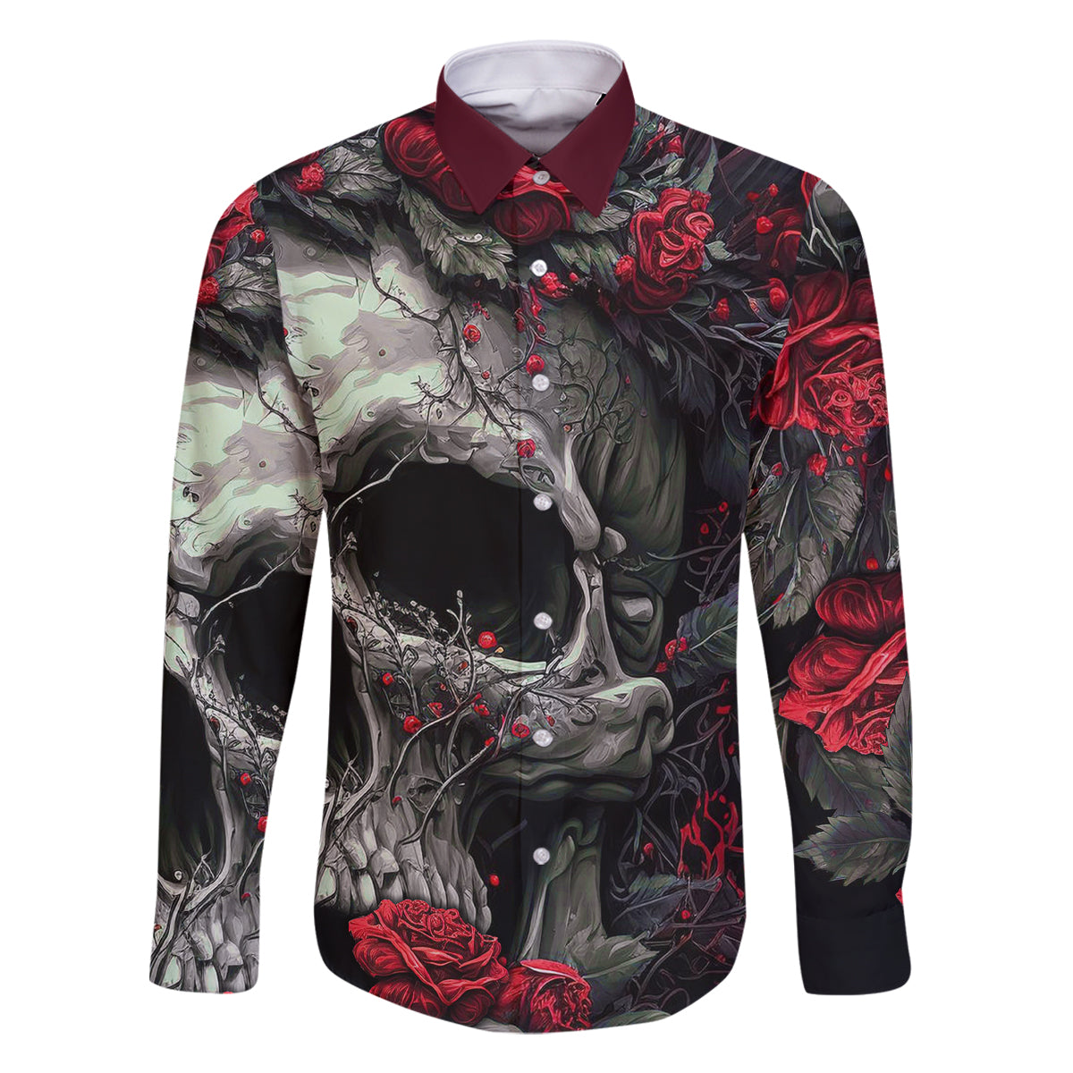 I'm Blunt Because God Rolled Me That Way Skull Family Matching Summer Maxi Dress and Hawaiian Shirt - Wonder Print Shop