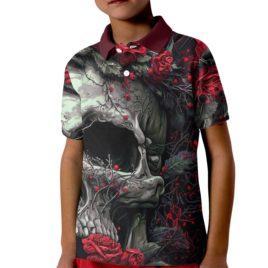 I'm Blunt Because God Rolled Me That Way Skull Kid Polo Shirt - Wonder Print Shop