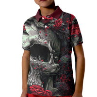 I'm Blunt Because God Rolled Me That Way Skull Kid Polo Shirt - Wonder Print Shop