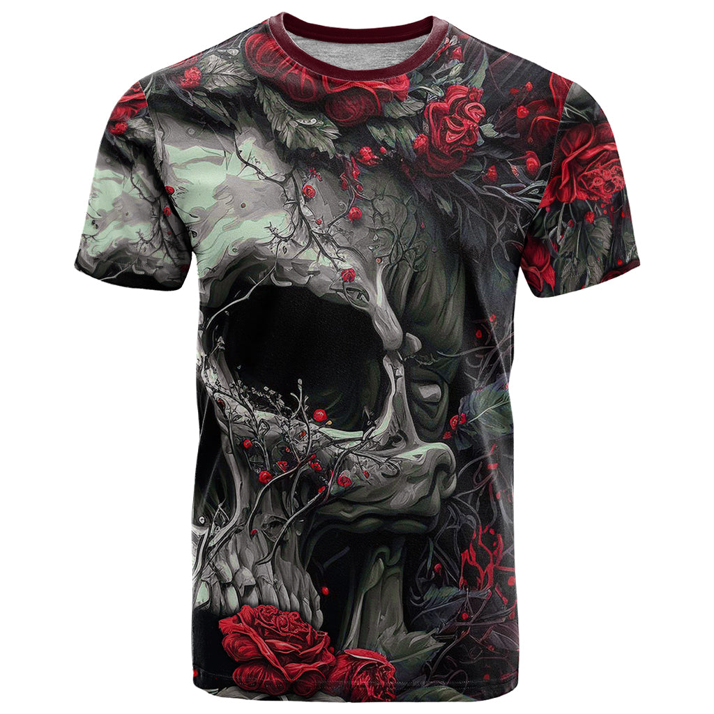 I'm Blunt Because God Rolled Me That Way Skull T Shirt - Wonder Print Shop