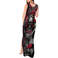 I'm Blunt Because God Rolled Me That Way Skull Tank Maxi Dress - Wonder Print Shop