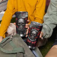 I'm Blunt Because God Rolled Me That Way Skull Tumbler Cup - Wonder Print Shop