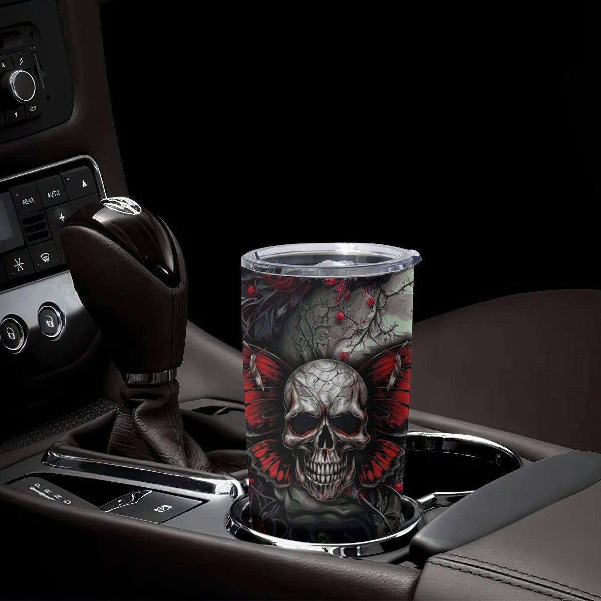 I'm Blunt Because God Rolled Me That Way Skull Tumbler Cup - Wonder Print Shop