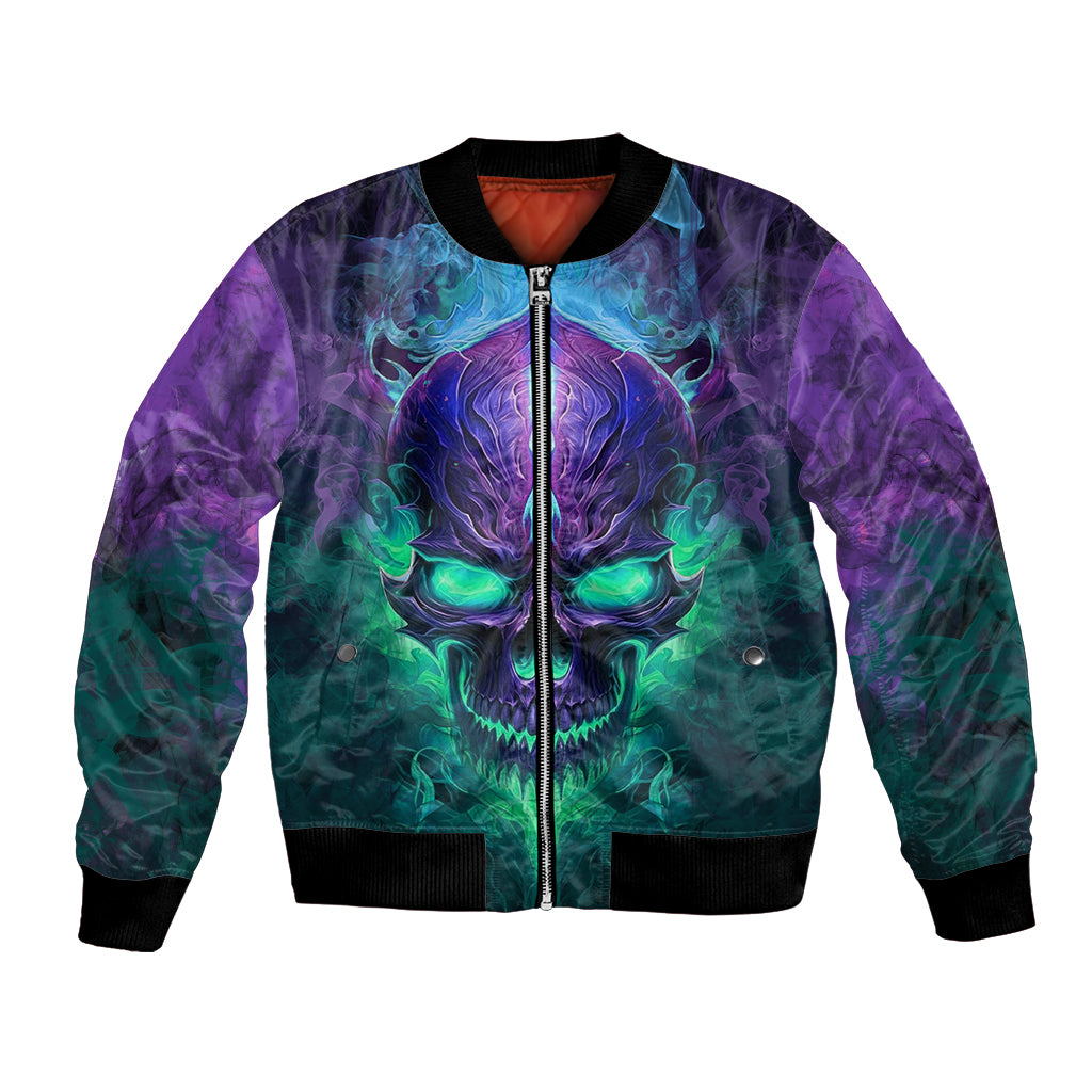 You My Friend Should Have Been Swallowed Skull Bomber Jacket - Wonder Print Shop
