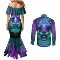 you-my-friend-should-have-been-swallowed-skull-couples-matching-mermaid-dress-and-long-sleeve-button-shirts