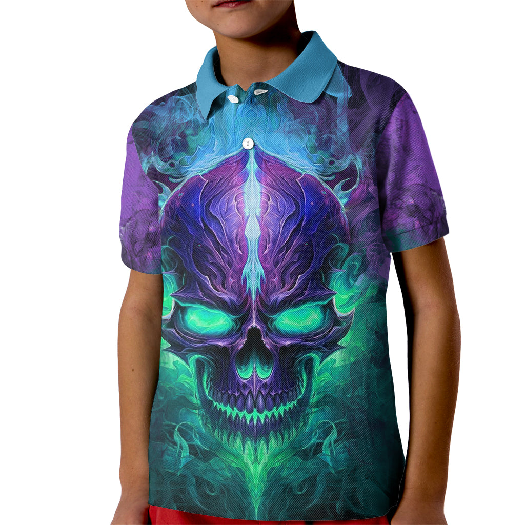 You My Friend Should Have Been Swallowed Skull Kid Polo Shirt - Wonder Print Shop