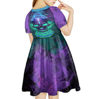 You My Friend Should Have Been Swallowed Skull Kid Short Sleeve Dress - Wonder Print Shop