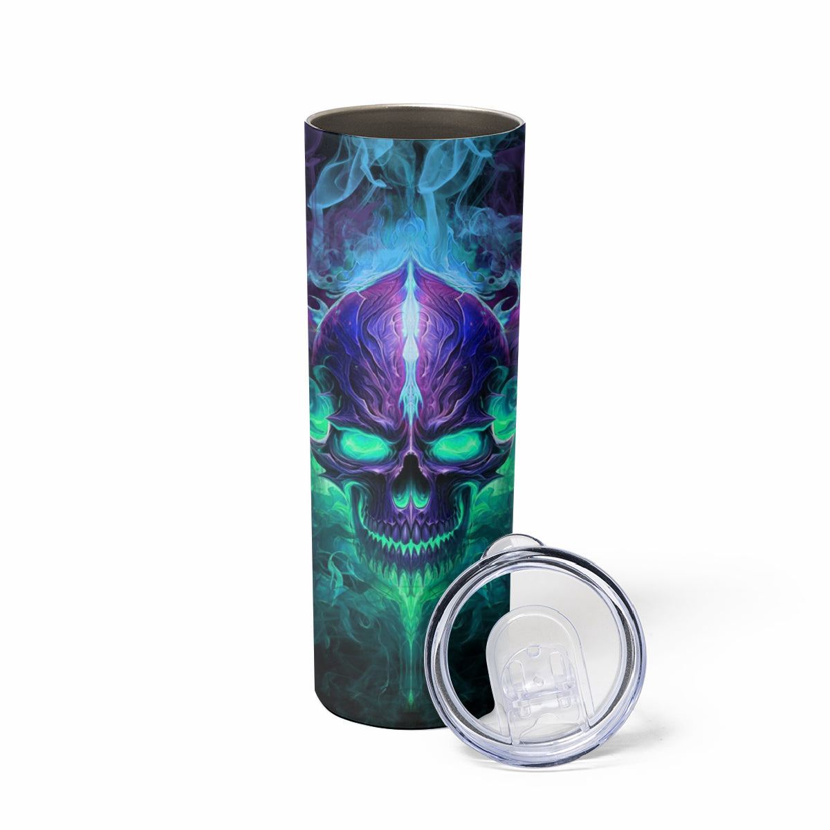 You My Friend Should Have Been Swallowed Skull Skinny Tumbler - Wonder Print Shop