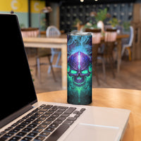 You My Friend Should Have Been Swallowed Skull Skinny Tumbler - Wonder Print Shop