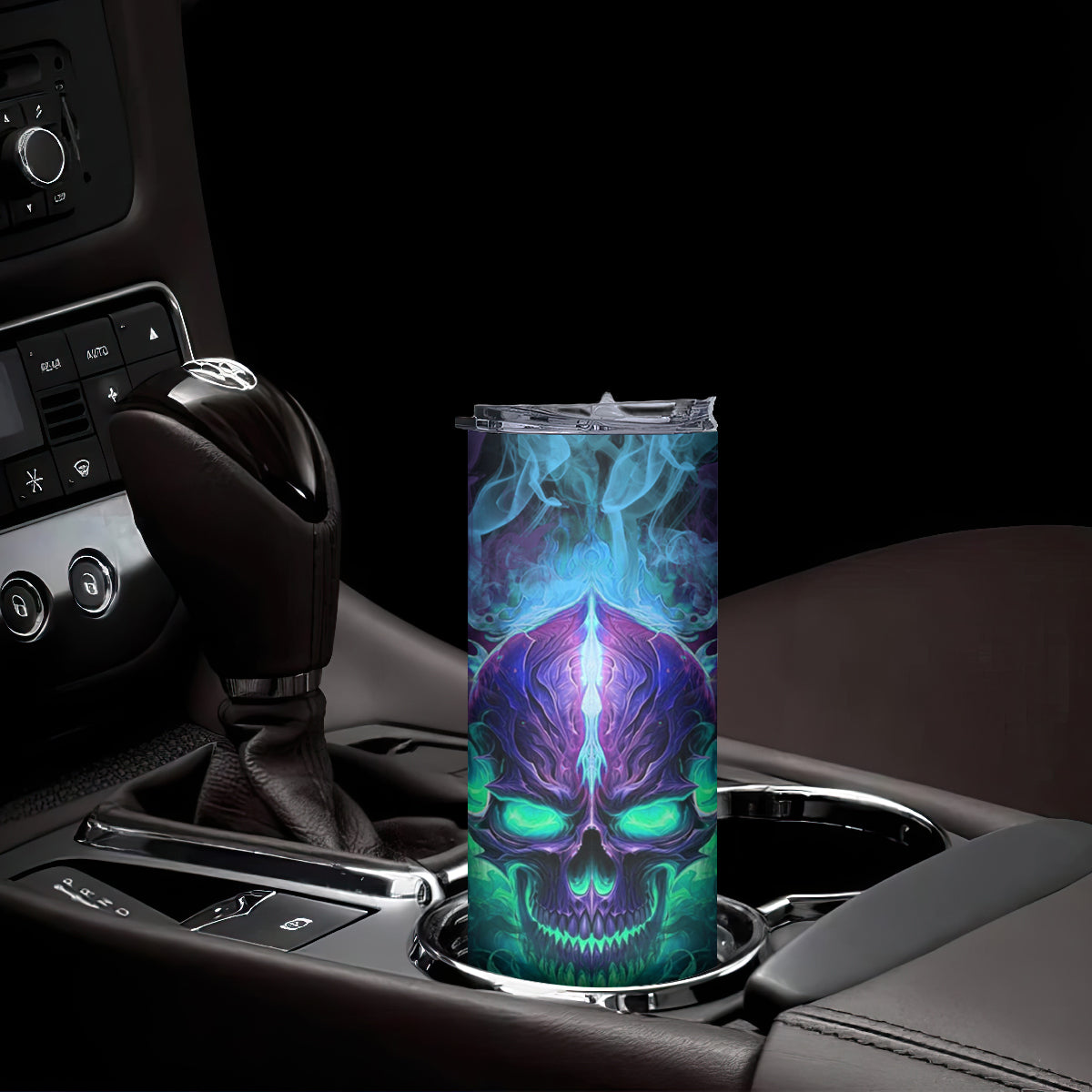 You My Friend Should Have Been Swallowed Skull Skinny Tumbler - Wonder Print Shop