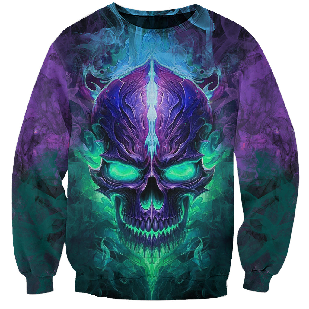 You My Friend Should Have Been Swallowed Skull Sweatshirt - Wonder Print Shop