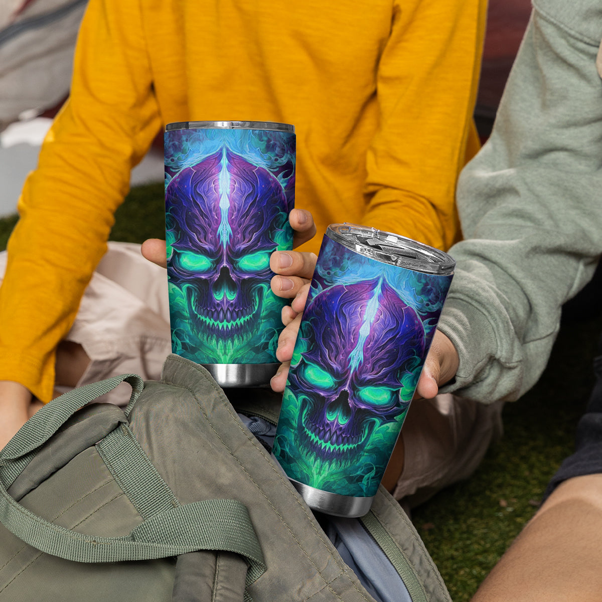 You My Friend Should Have Been Swallowed Skull Tumbler Cup - Wonder Print Shop