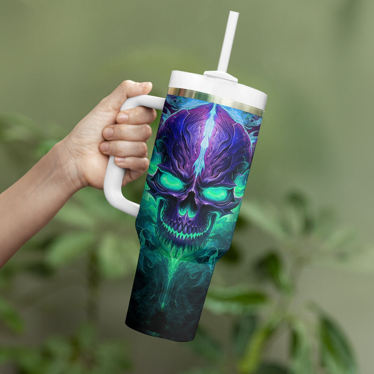 You My Friend Should Have Been Swallowed Skull Tumbler With Handle - Wonder Print Shop