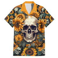 Shine Like A Sunflower Skull Hawaiian Shirt - Wonder Print Shop